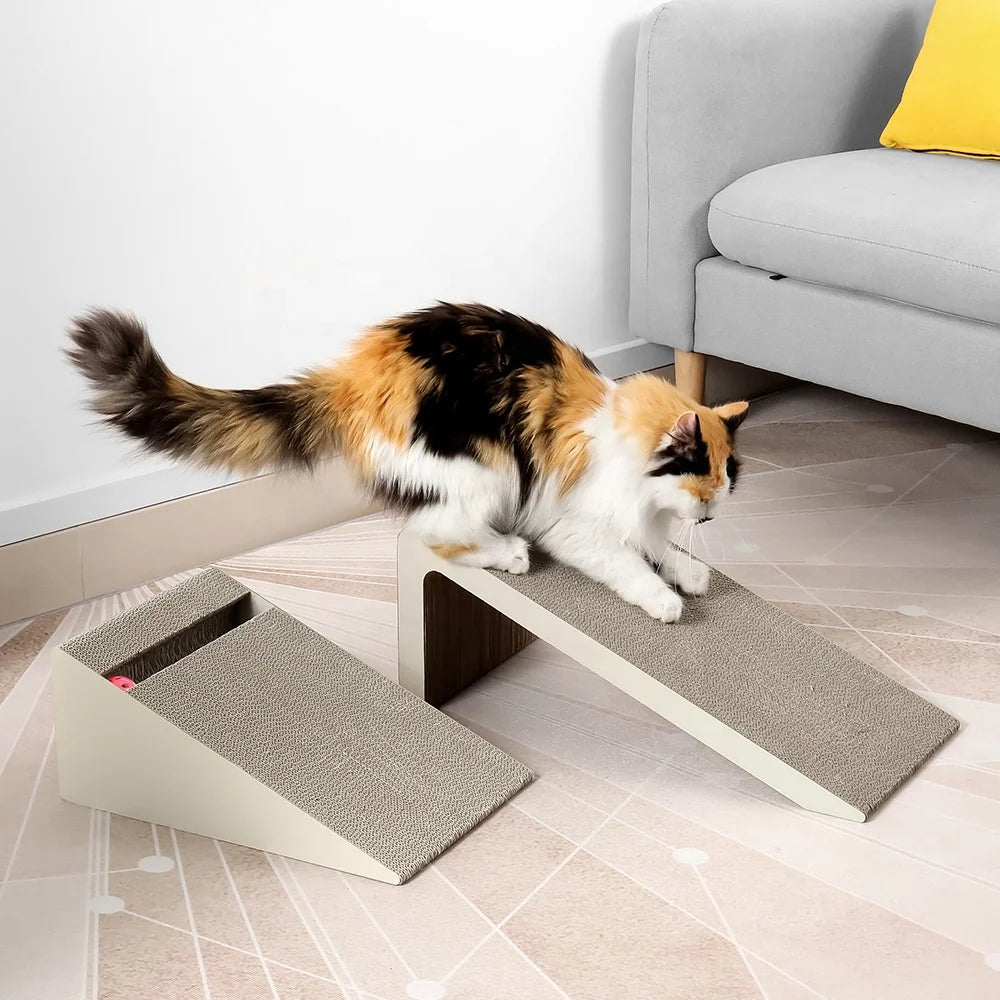 High quality cat toys pet cat house cave corrugated cat scratcher house