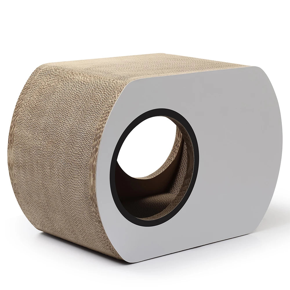 High quality cat toys pet cat house cave corrugated cat scratcher house