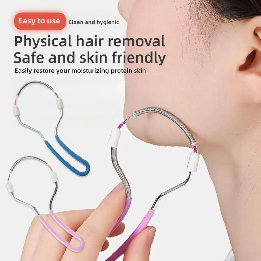 Safe Handheld Spring Roller Women Facial Hair Removal Roller Face Tools Epilator Beauty Makeup Massager Care Epilator W7A9