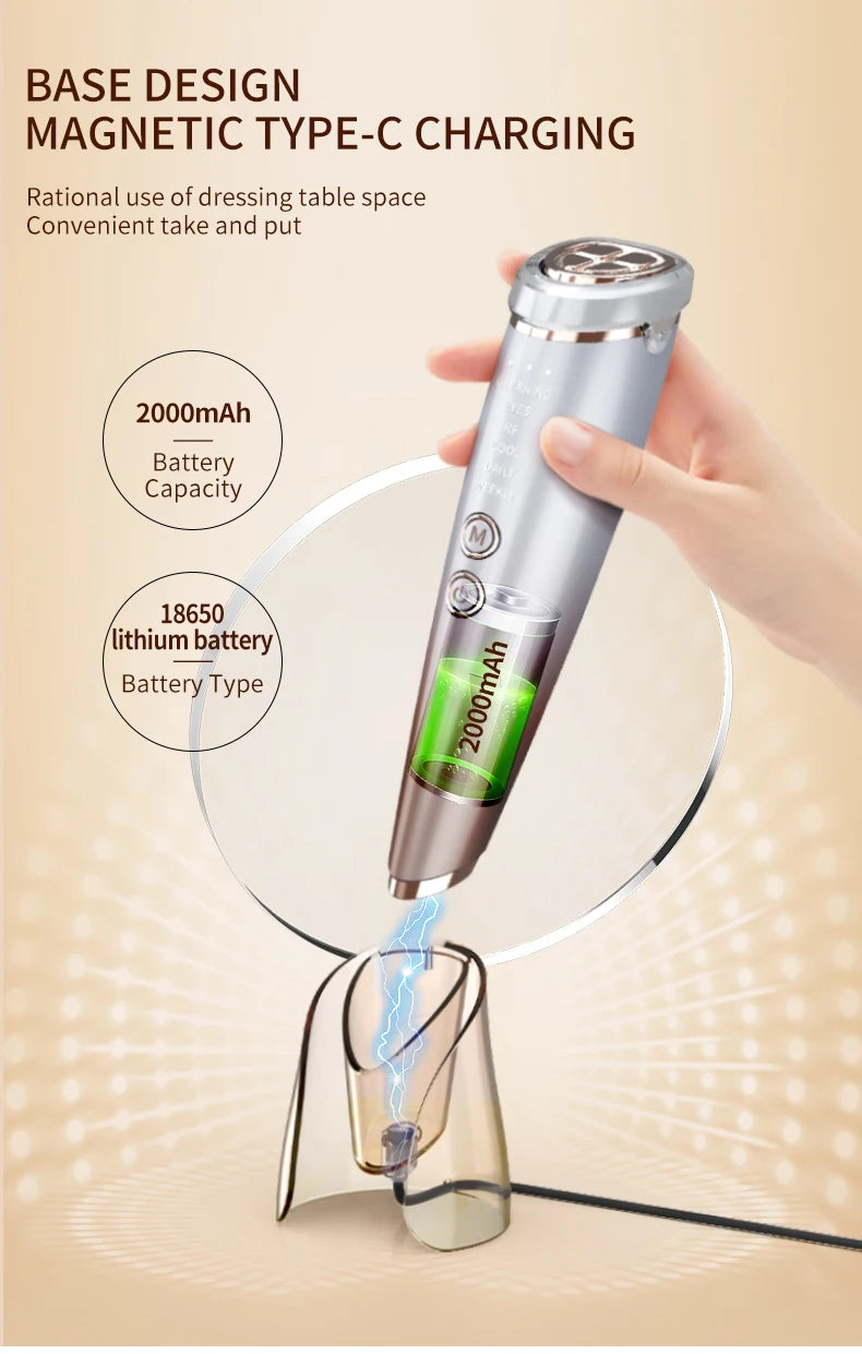 RF Beauty Device Rechargeable High Radio Frequency for Facial Skin Care Beauty Face Lifting Face Massager Face Beauty Device