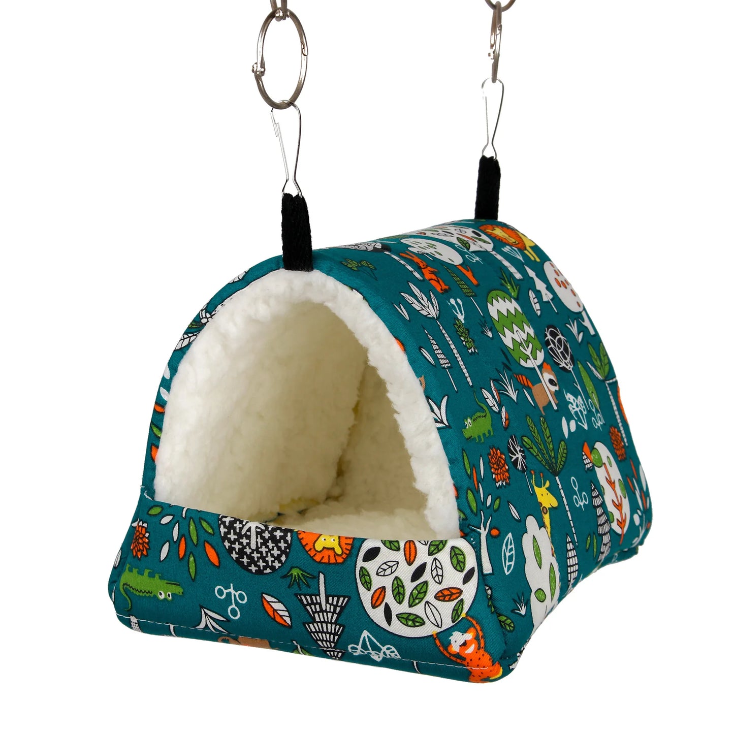 Small Pet Rabbit Rat Hamster Bed House Print Manufacturer Cute Design Small Animal Chinchillas Hamster Bedding