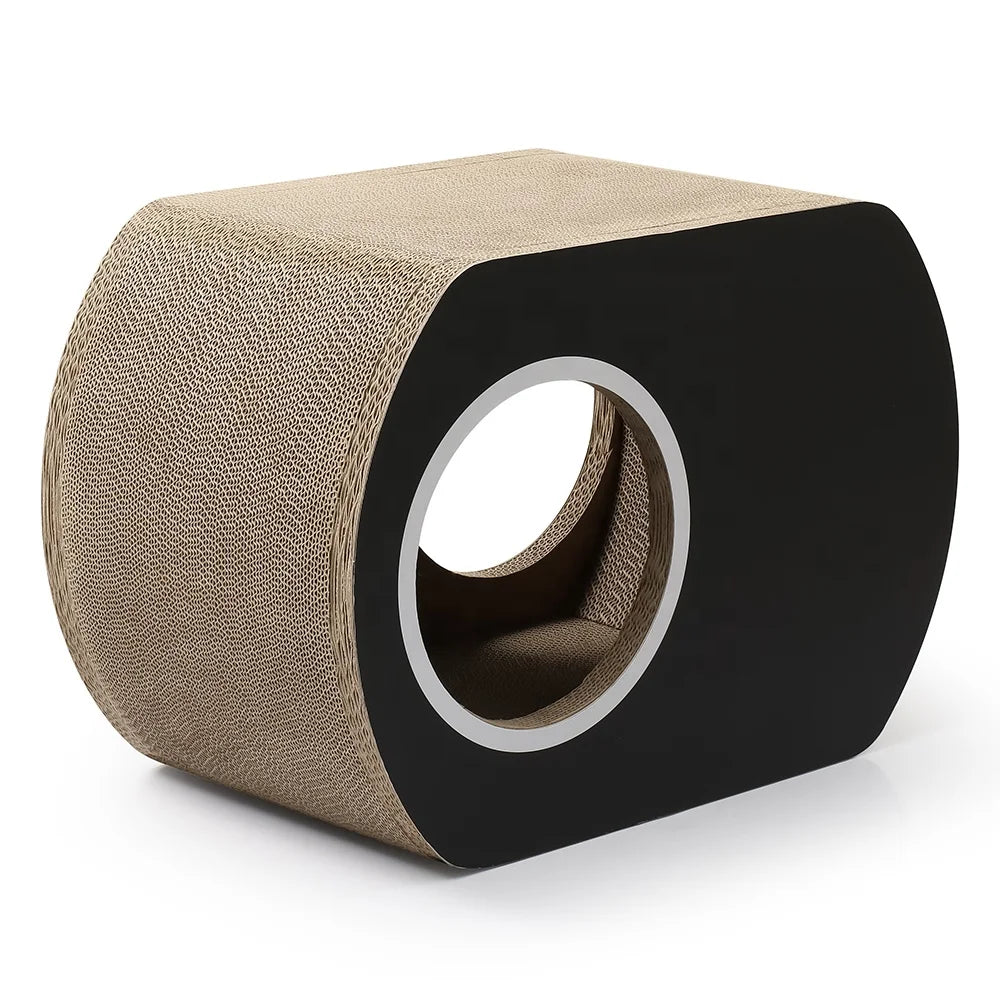 High quality cat toys pet cat house cave corrugated cat scratcher house