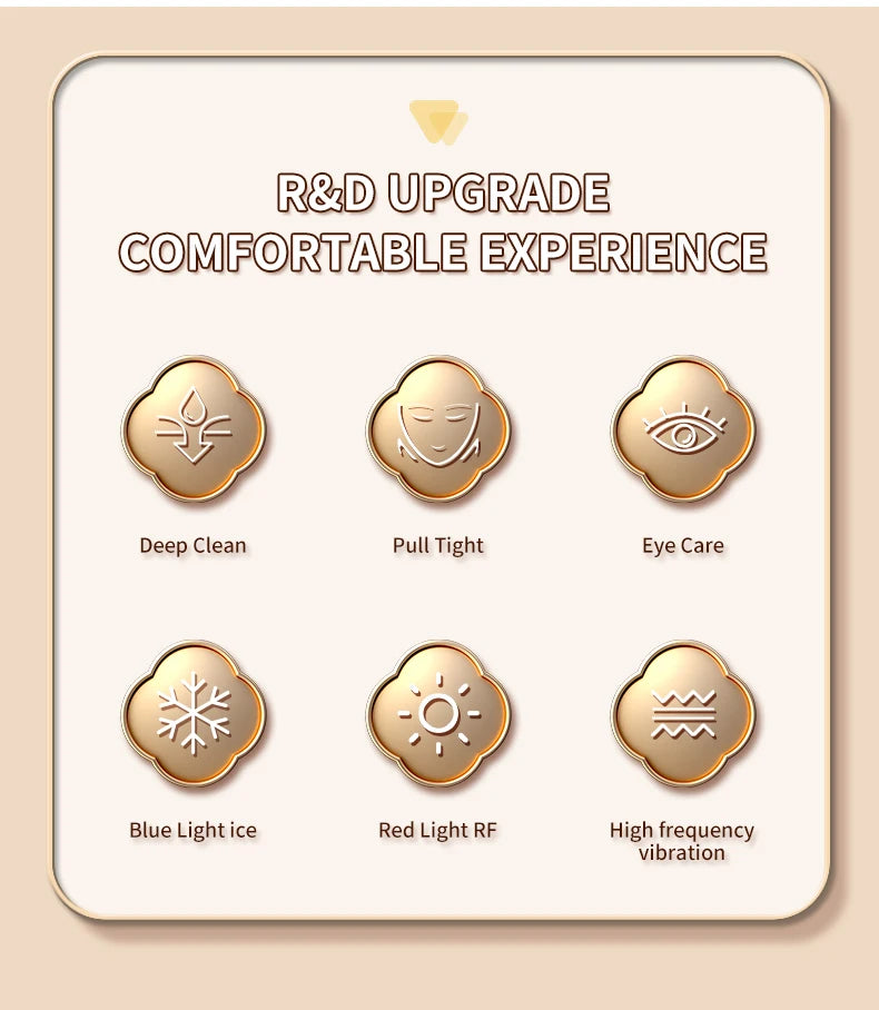 RF Beauty Device Rechargeable High Radio Frequency for Facial Skin Care Beauty Face Lifting Face Massager Face Beauty Device
