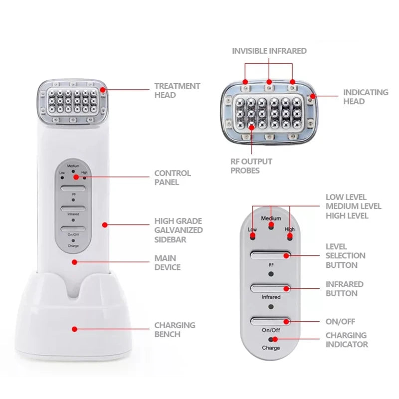 Skin Tightening Facial Lifting Remove Wrinkles Dot Matrix Machine Face Skin Tightening Beauty Device Shrink Pores Tools