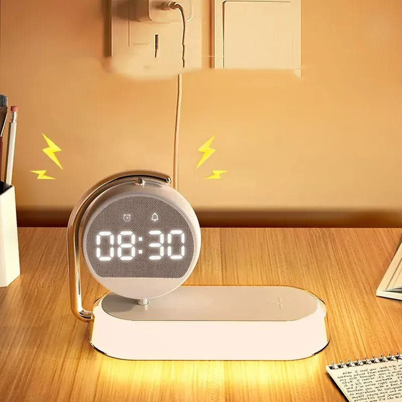 MoonClock : Une lumière douce et une charge complète pour des matins sans stress.