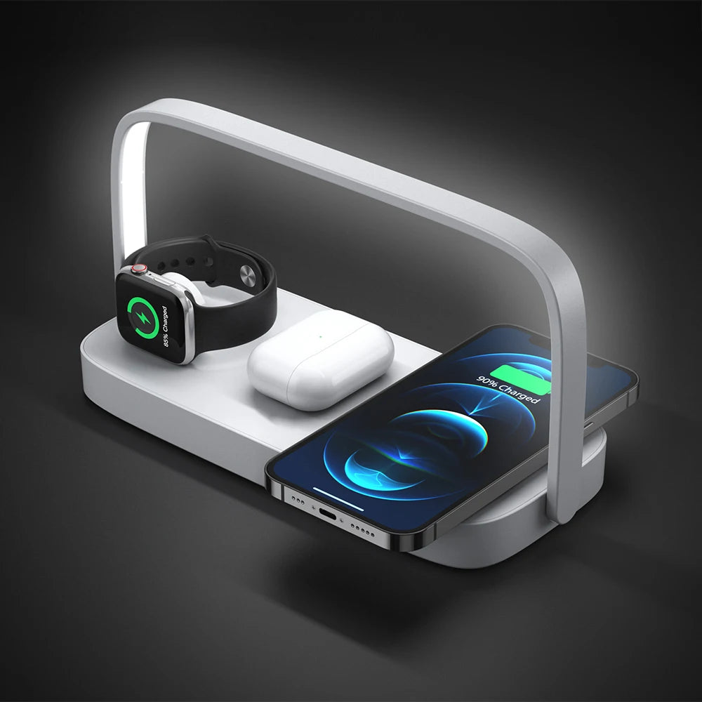 L’Arche Lumineuse : Station de charge 3-en-1.