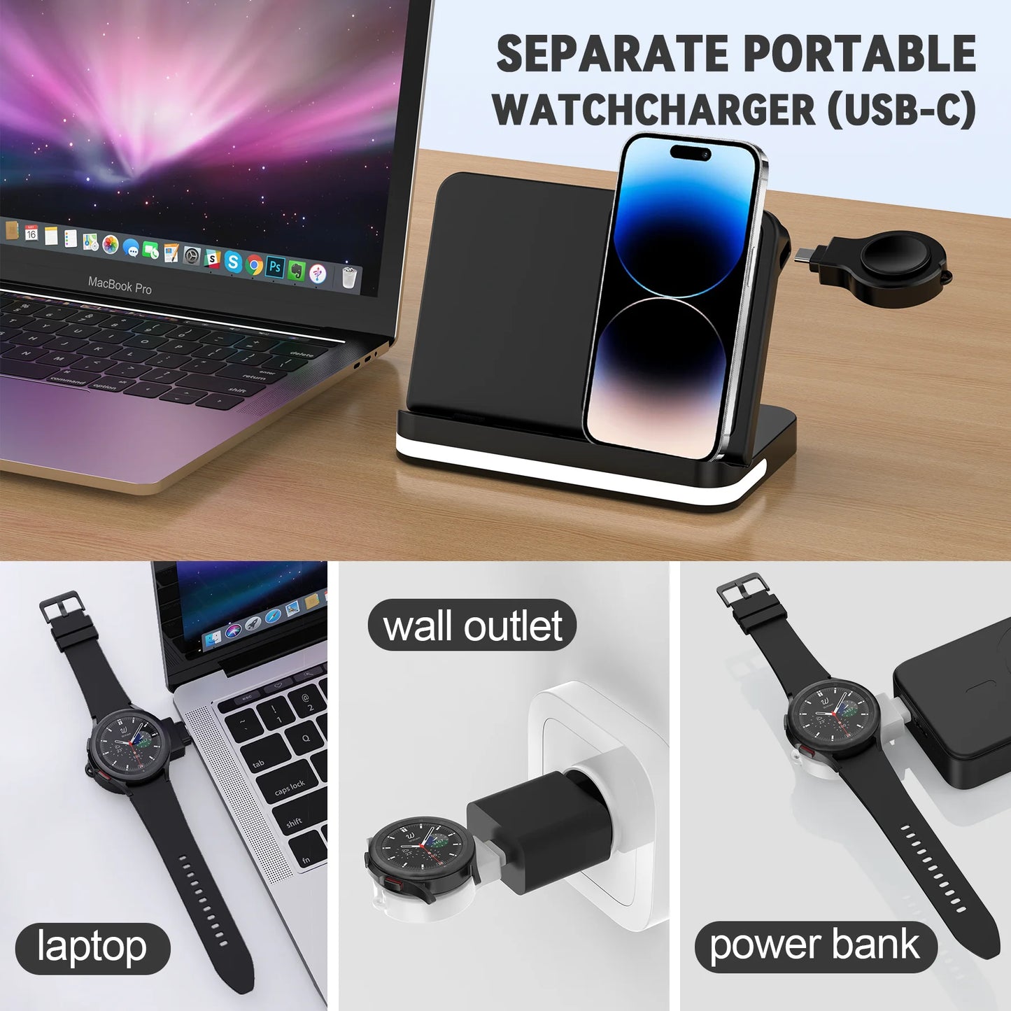FlexDock 3-en-1 : La station qui s'adapte à votre angle.