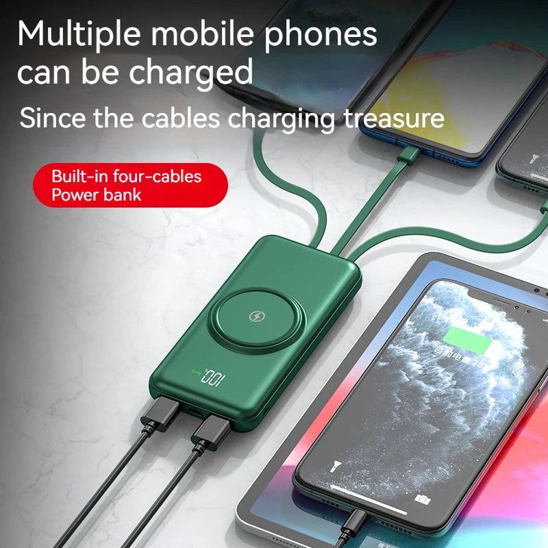 CoreLink Pro : La station d'énergie portable avec câbles rétractables.