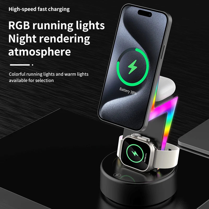 ThunderVolt 3-in-1 : Rechargez à la vitesse de la lumière.