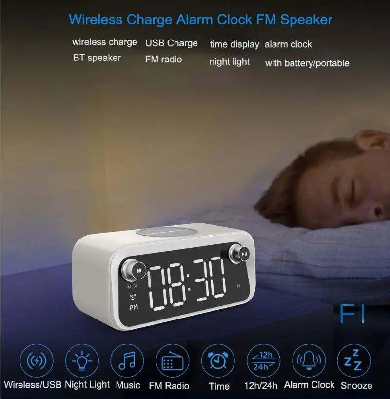 Melody Clock : Réveillez-vous au rythme de votre radio préférée avec une batterie à 100%.