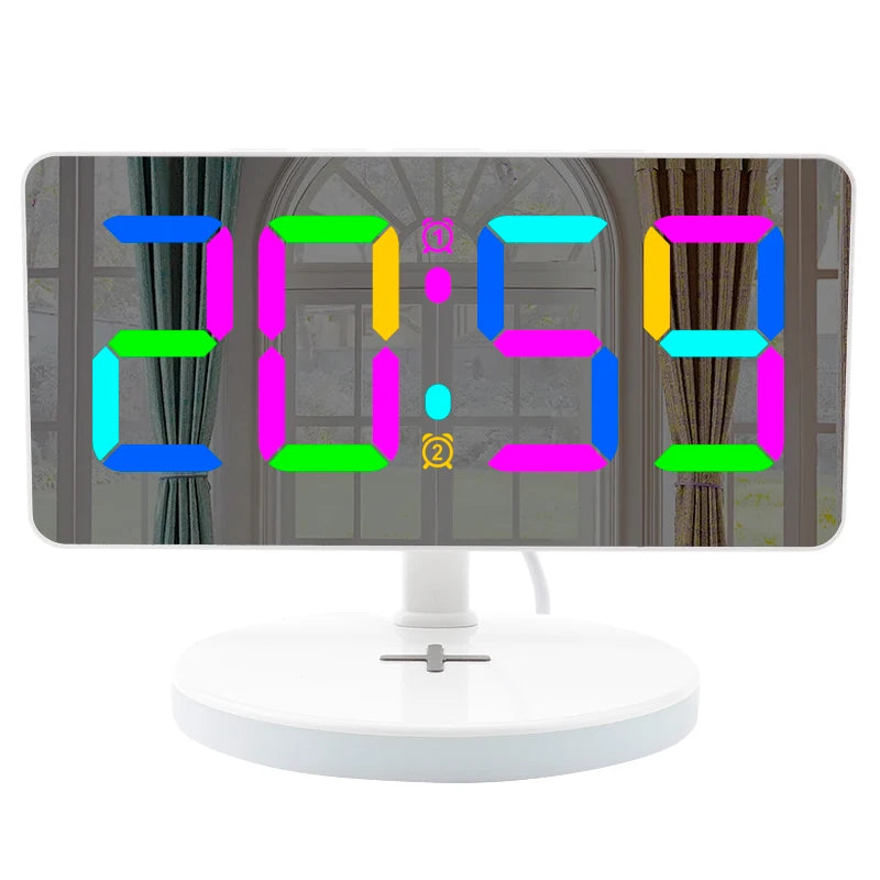 Spectrum Wake : Station de charge et horloge chromatique.