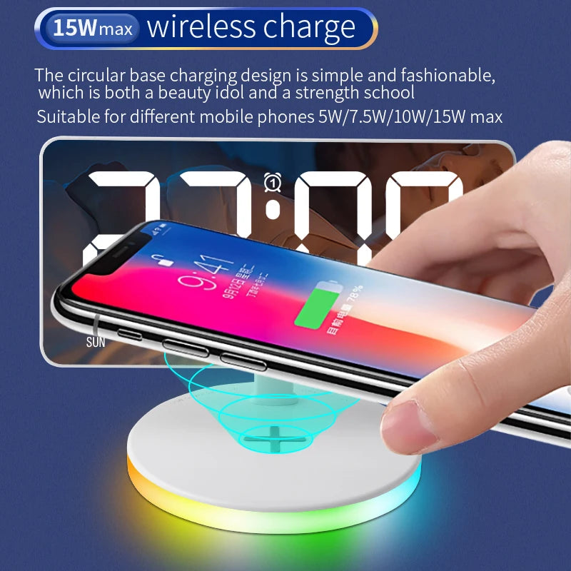 Spectrum Wake 2 : Station de charge et horloge chromatique.