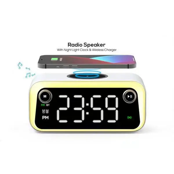 Melody Clock : Réveillez-vous au rythme de votre radio préférée avec une batterie à 100%.
