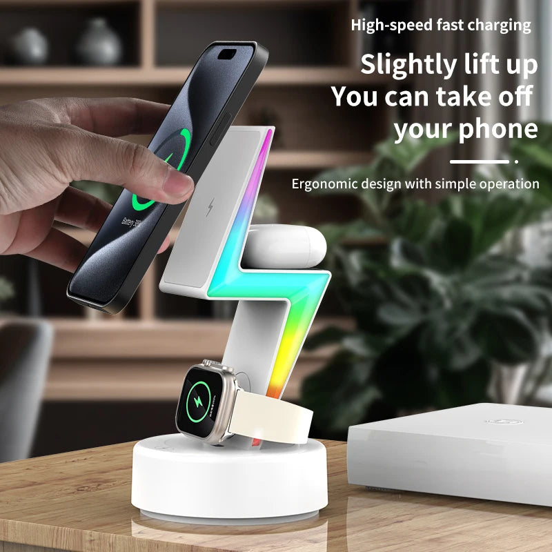 ThunderVolt 3-in-1 : Rechargez à la vitesse de la lumière.
