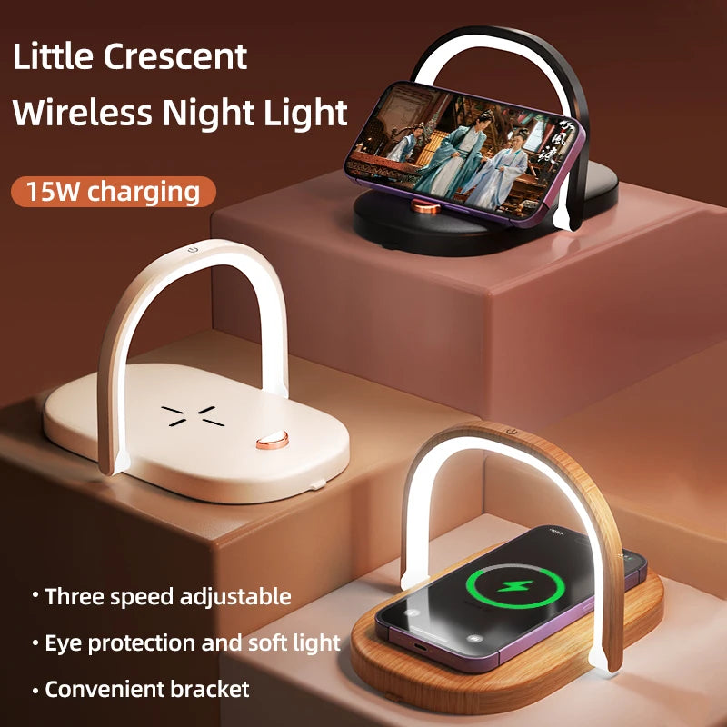 Crescent Light : Éclairez vos soirées avec douceur grâce à son arche tactile à trois intensités.