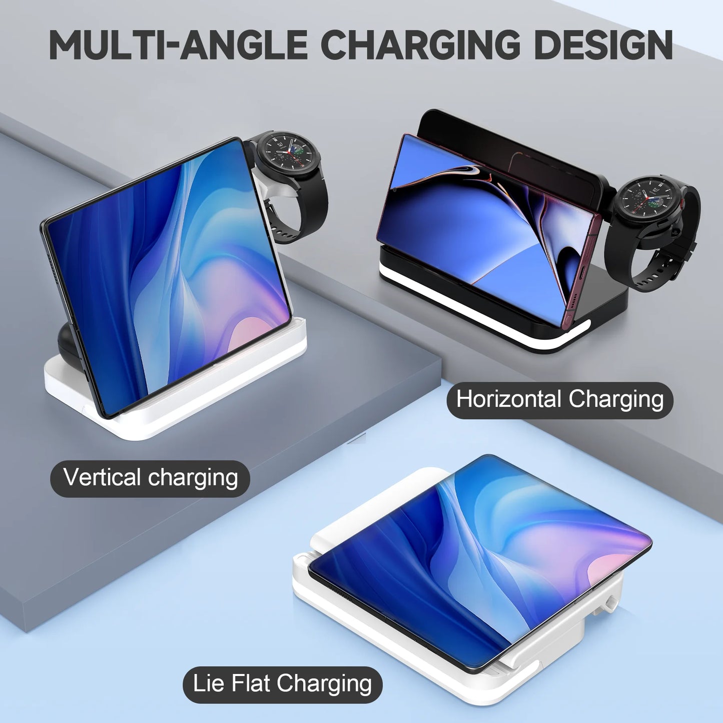 FlexDock 3-en-1 : La station qui s'adapte à votre angle.