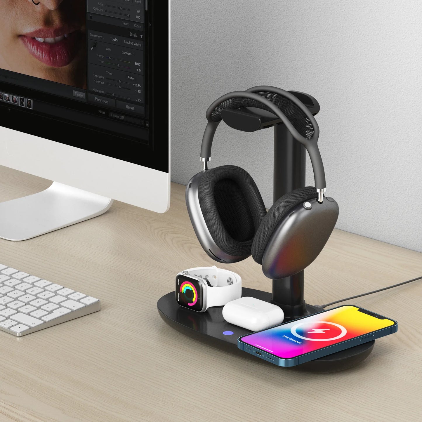 SlateStation : L'efficacité discrète d'un support qui se plie à vos déplacements.