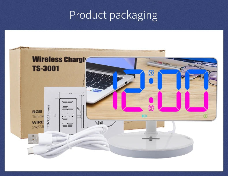 Spectrum Wake 2 : Station de charge et horloge chromatique.