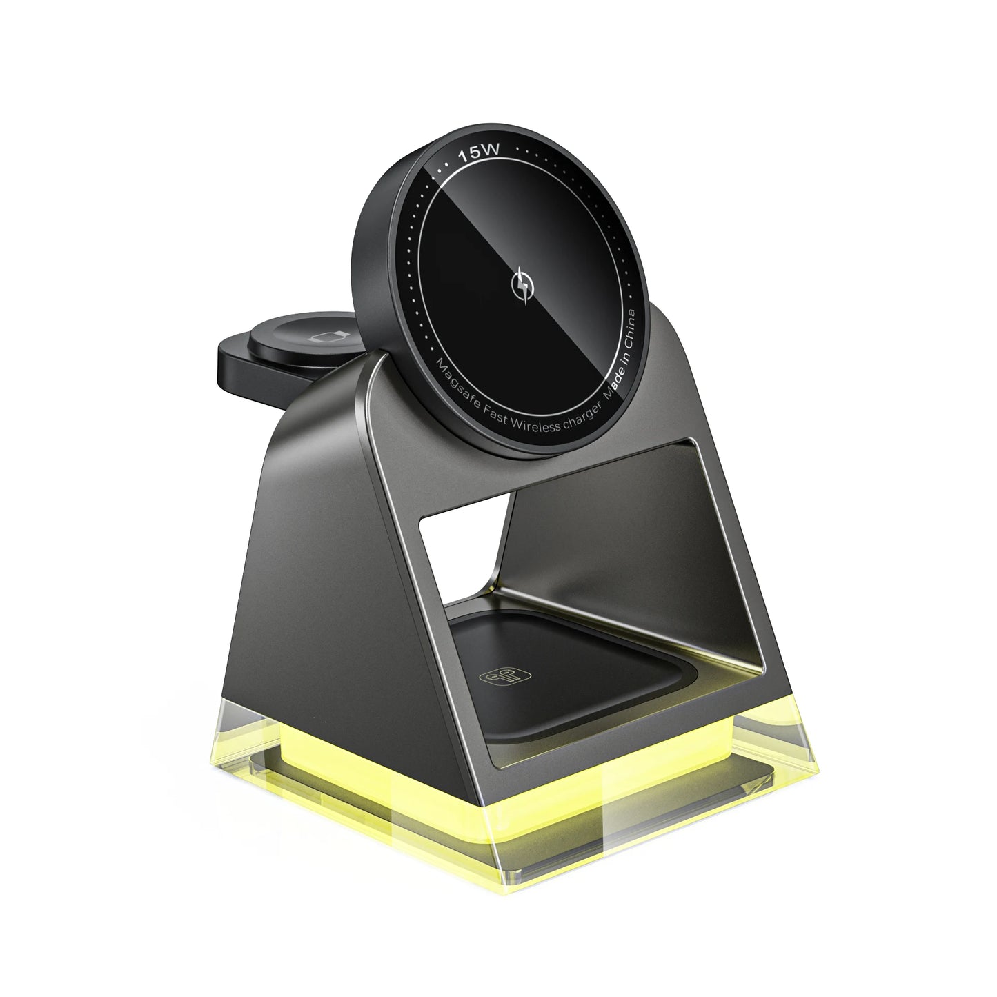 AuraCube Pro : La station magnétique rétroéclairée.