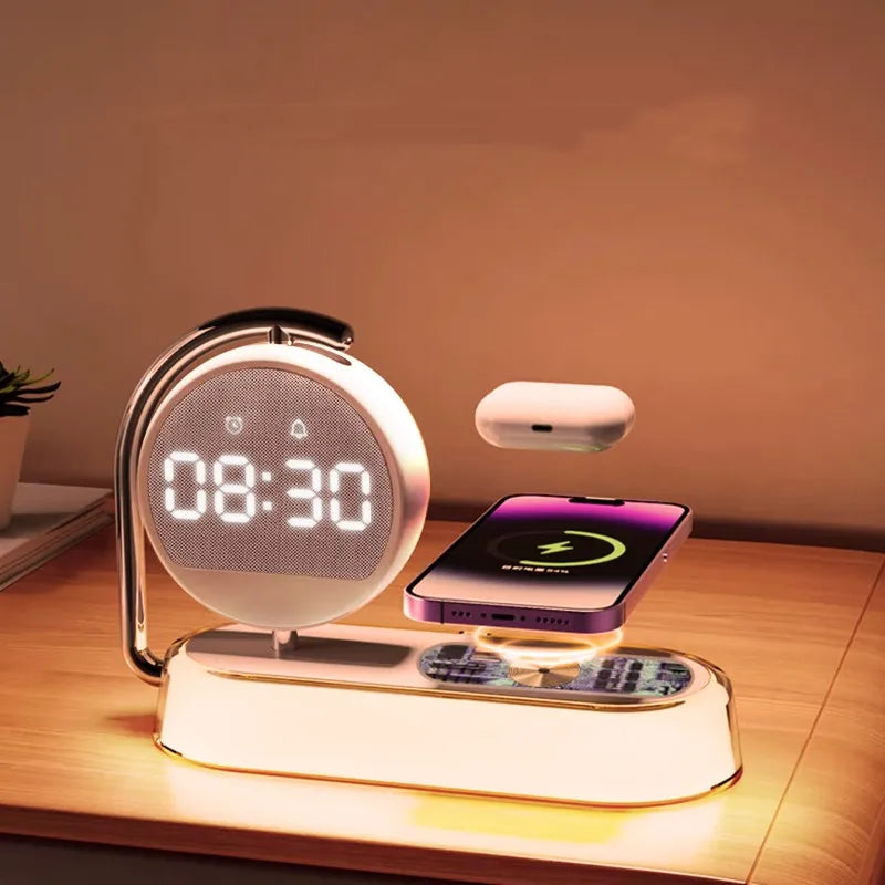 MoonClock : Une lumière douce et une charge complète pour des matins sans stress.