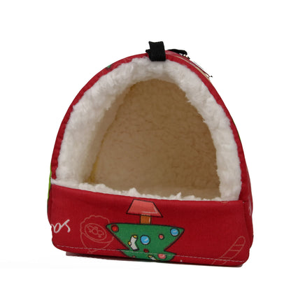 Small Pet Rabbit Rat Hamster Bed House Print Manufacturer Cute Design Small Animal Chinchillas Hamster Bedding