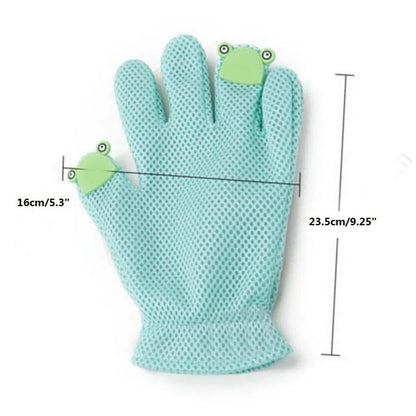 Pet Grooming Glove, Deshedding Brush, Hair Remover, Dog Cat Bath Cleaning Gloves, 1Pc