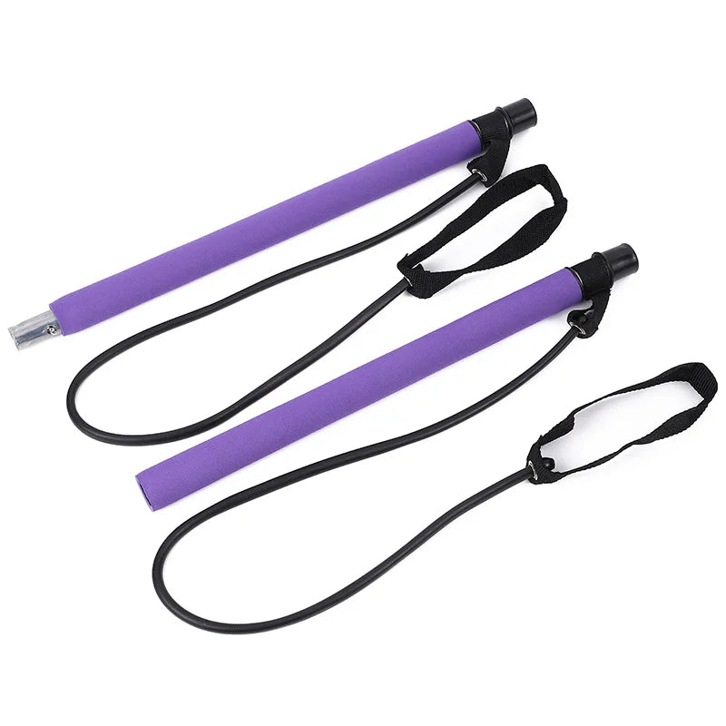 Pilates Bar Multifunctional Fitness Bar Female Pilates Equipment Home Training Hip Tension Rope Wholesale