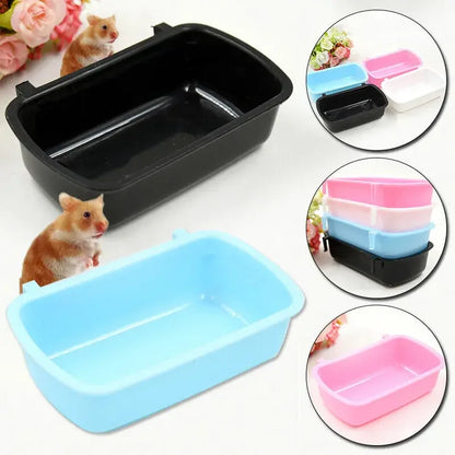 Food Feeder Pigeon Hanging Cage Up Water Pet Bird Drinking Bowl Small Feeding Cup Hook Bowl Squirrel Device Hamster