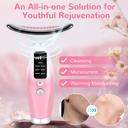 Beauty Neck Instrument Facial Massage Instrument Home Beauty Introduction Instrument Portable Multi-Functional Neck Massage Tool