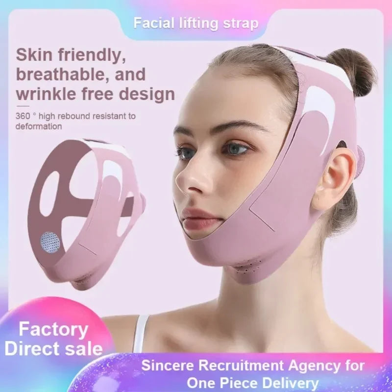 Graphene Face Slimming Bandage V-Line Face Shaper Facial Chin Cheek Lifting Belt Anti Wrinkle Face Lift Up Strap Skin Tools