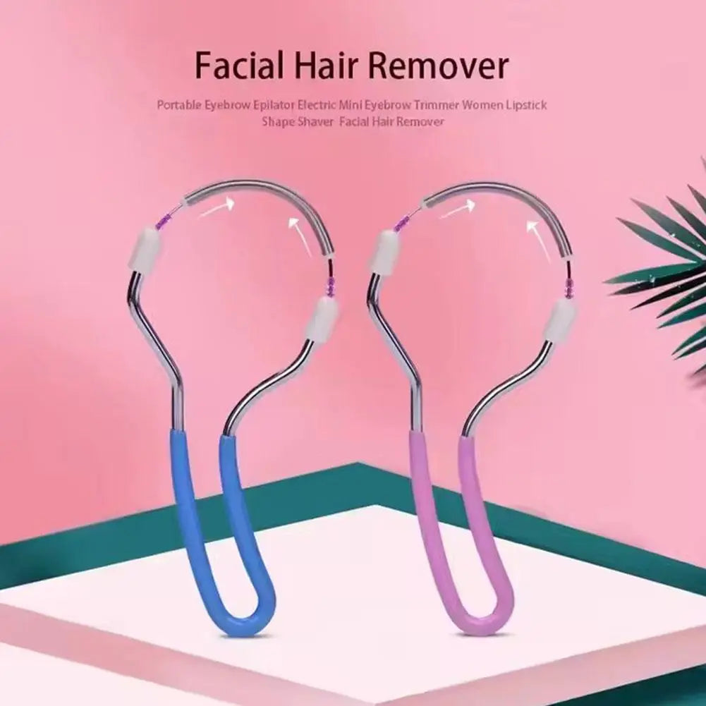 Safe Handheld Spring Roller Women Facial Hair Removal Roller Face Tools Epilator Beauty Makeup Massager Care Epilator W7A9