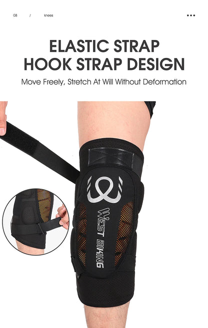 WEST BIKING Cycling Knee Pads Compression Knee Support Sleeve Outdoor Sports Protector Bicycle Basketball Run Fitness Equipment