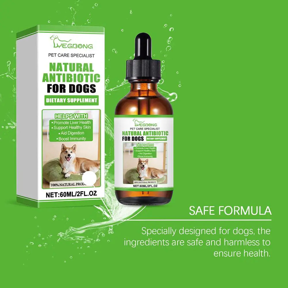 Dog Nutritional Supplement Dog Dietary Support Supplement Skin And Coat Supplement Pet Dietary Grooming Supplement 60ml For K7s5