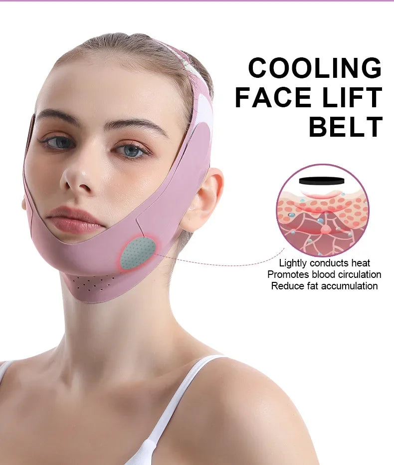 Graphene Face Slimming Bandage V-Line Face Shaper Facial Chin Cheek Lifting Belt Anti Wrinkle Face Lift Up Strap Skin Tools