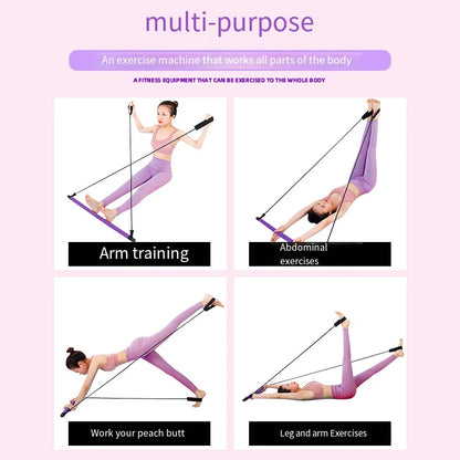 Pilates Bar Multifunctional Fitness Bar Female Pilates Equipment Home Training Hip Tension Rope Wholesale