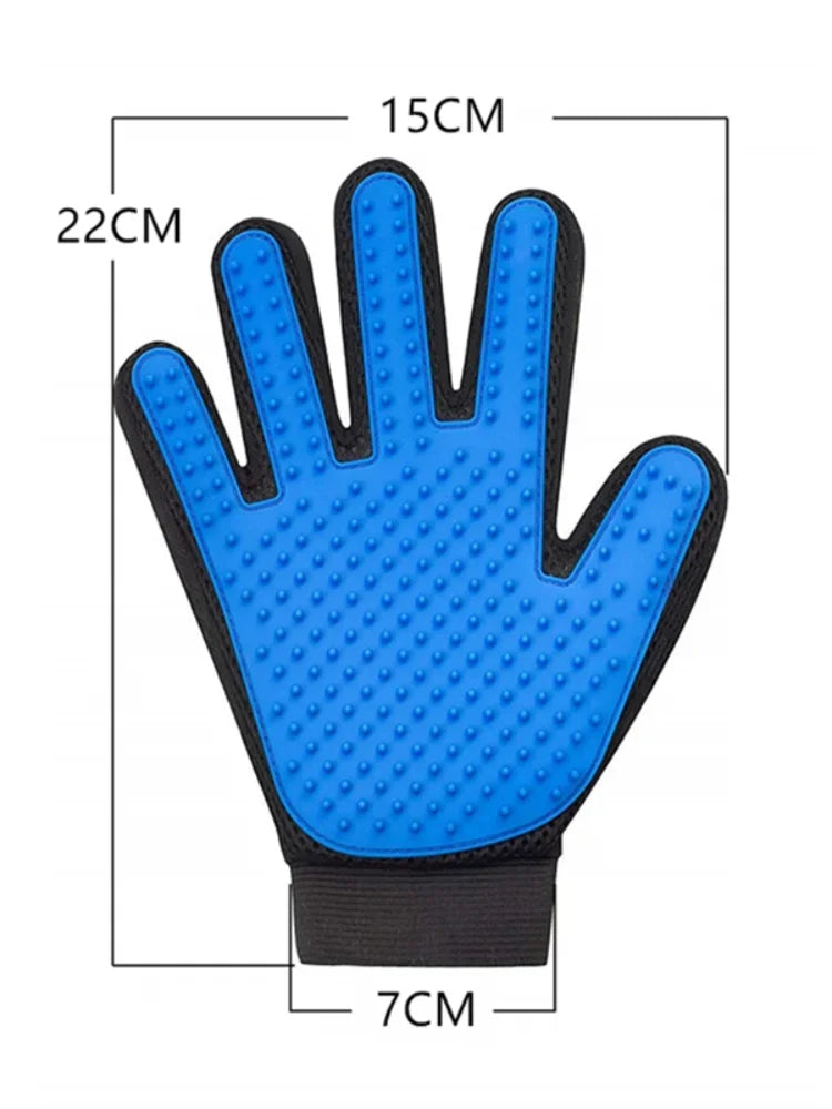 1pc Pet Cat and Dog Grooming Cleaning Brush Gloves, Depilatory Gloves, Animal Bathing, Dog Comb Effective Removal Back Massage