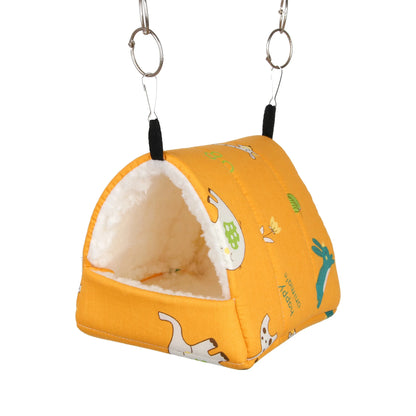 Small Pet Rabbit Rat Hamster Bed House Print Manufacturer Cute Design Small Animal Chinchillas Hamster Bedding