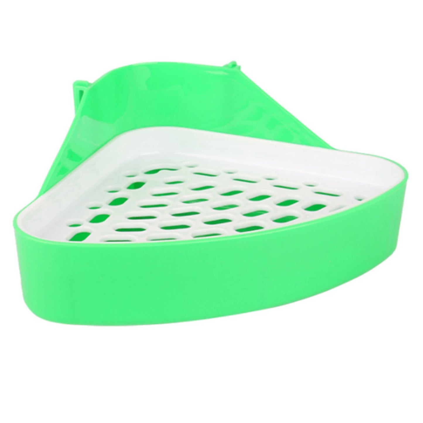 Bunny Litter Box Pet Toilet Triangle Potty Trainer Corner Litter Bedding Box For Rabbit Bunny Guinea Pig Ferrets Chinchilla
