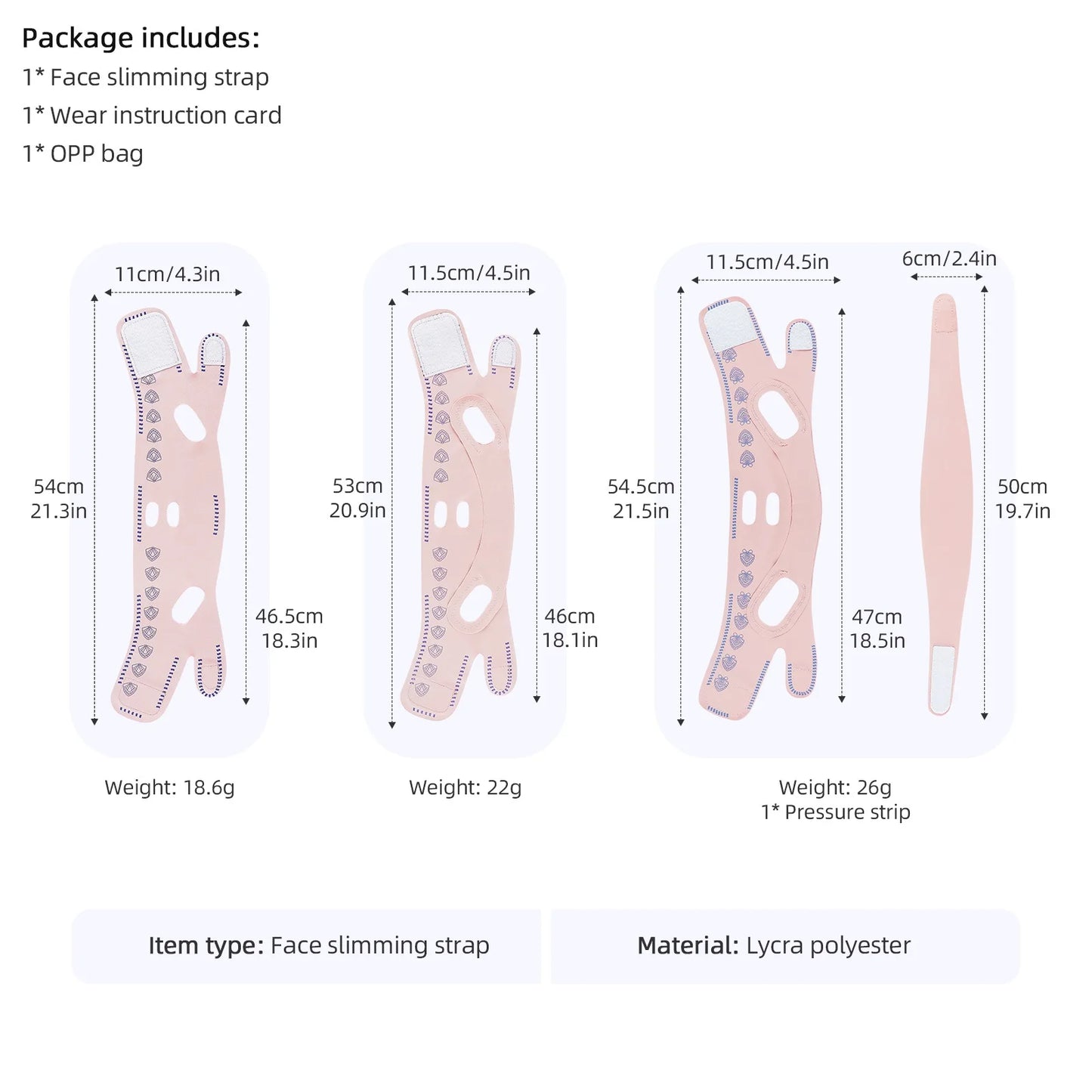 Reusable Face Slimming Bandage V Line Face Shaper Women Chin Cheek Lift Up Belt Facial Massage Strap Face Skin Care Beauty Tools