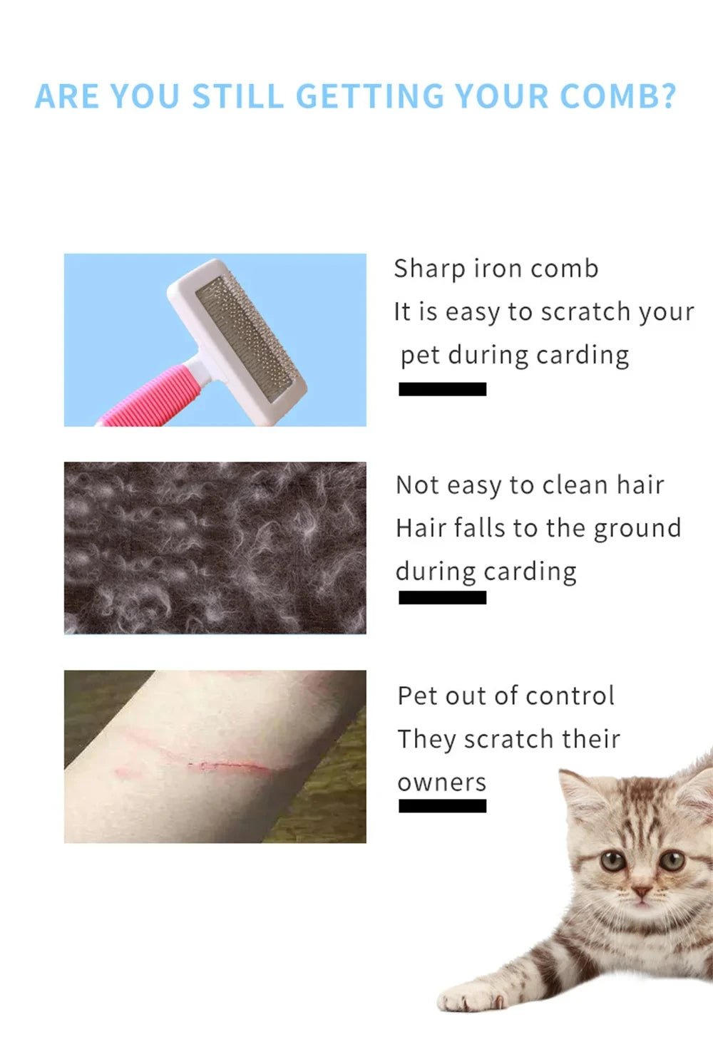 1pc Pet Cat and Dog Grooming Cleaning Brush Gloves, Depilatory Gloves, Animal Bathing, Dog Comb Effective Removal Back Massage