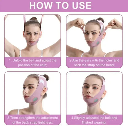 Graphene Face Slimming Bandage V-Line Face Shaper Facial Chin Cheek Lifting Belt Anti Wrinkle Face Lift Up Strap Skin Tools