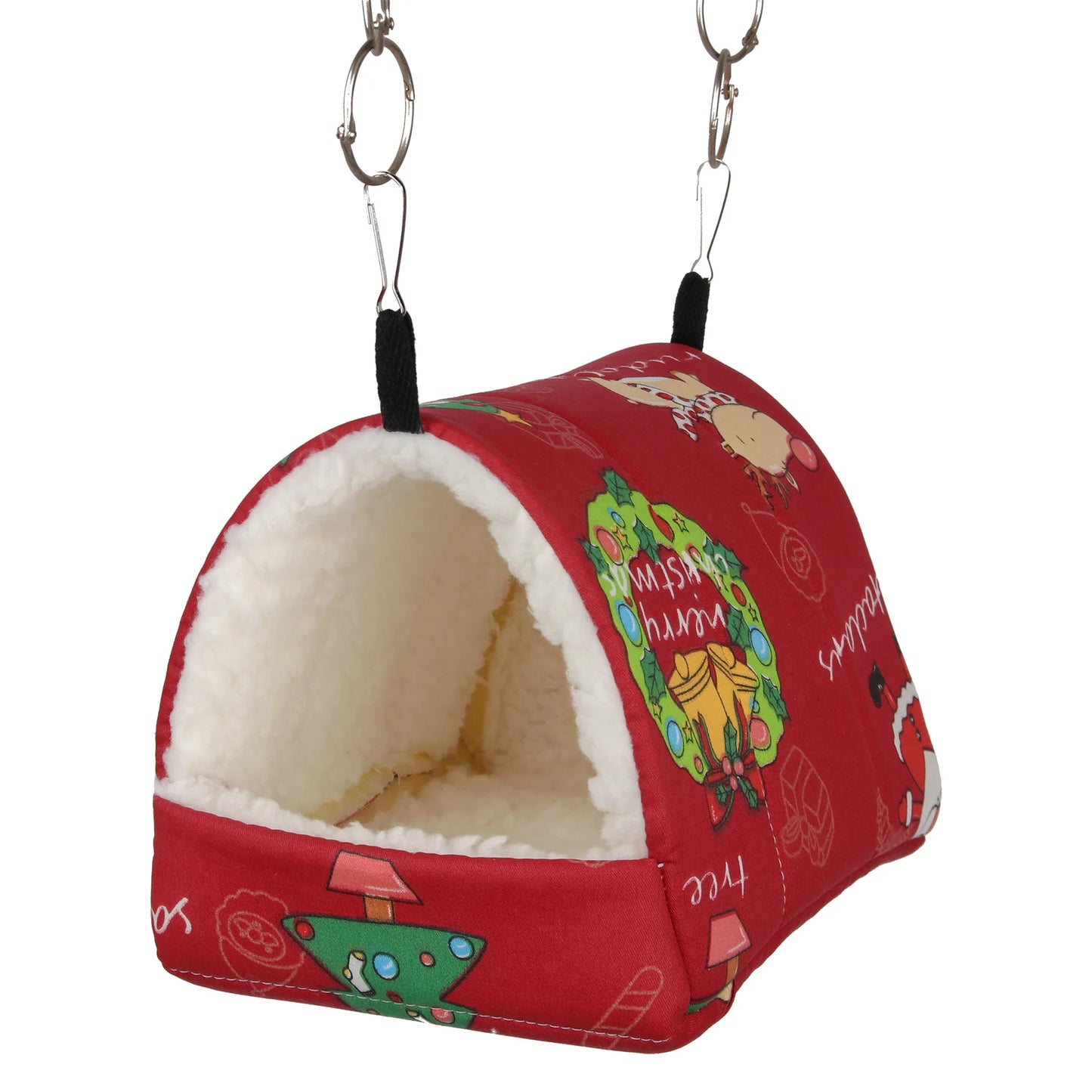Small Pet Rabbit Rat Hamster Bed House Print Manufacturer Cute Design Small Animal Chinchillas Hamster Bedding