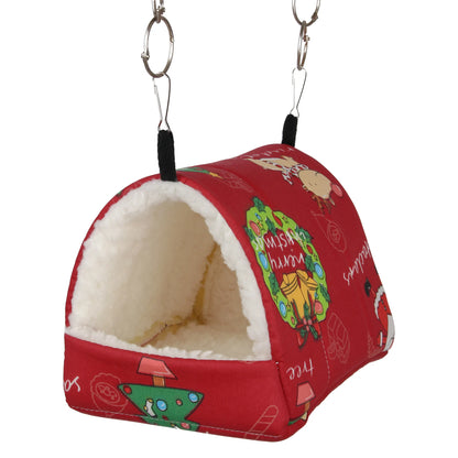 Small Pet Rabbit Rat Hamster Bed House Print Manufacturer Cute Design Small Animal Chinchillas Hamster Bedding