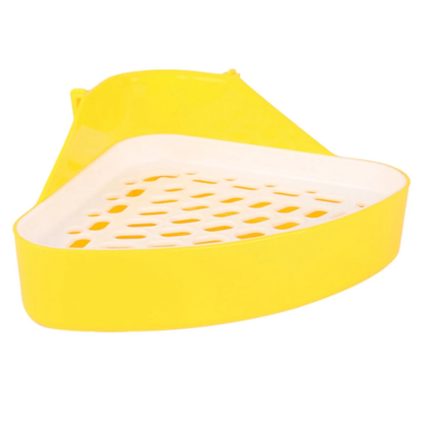 Bunny Litter Box Pet Toilet Triangle Potty Trainer Corner Litter Bedding Box For Rabbit Bunny Guinea Pig Ferrets Chinchilla