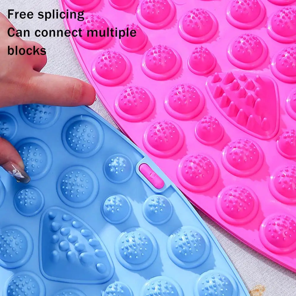 Foot Massage Acupressure Mat Muscle Relaxation Acupuncture Mat Fitness Equipment Pilates Yoga Accessories Foot Massage Tool