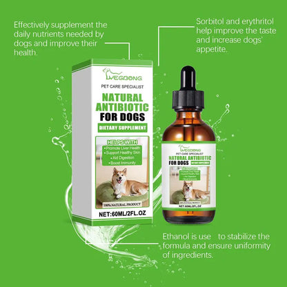 Dog Nutritional Supplement Dog Dietary Support Supplement Skin And Coat Supplement Pet Dietary Grooming Supplement 60ml For K7s5