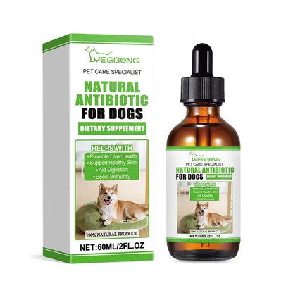 Dog Nutritional Supplement Dog Dietary Support Supplement Skin And Coat Supplement Pet Dietary Grooming Supplement 60ml For K7s5