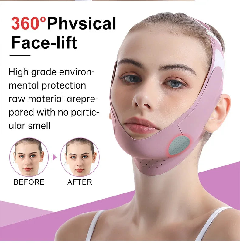 Graphene Face Slimming Bandage V-Line Face Shaper Facial Chin Cheek Lifting Belt Anti Wrinkle Face Lift Up Strap Skin Tools