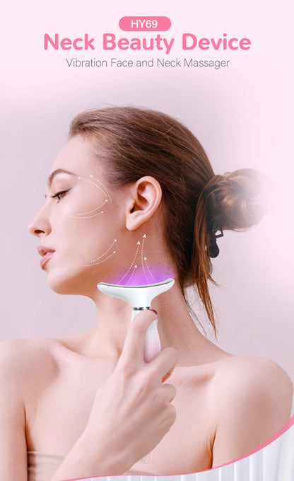 Beauty Neck Instrument Facial Massage Instrument Home Beauty Introduction Instrument Portable Multi-Functional Neck Massage Tool