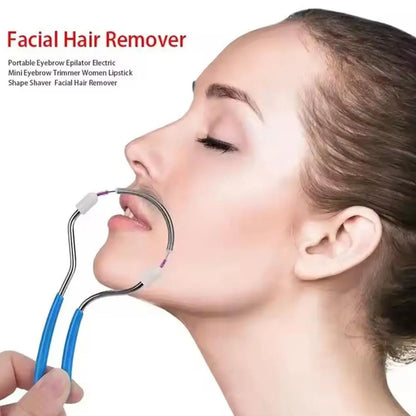 Safe Handheld Spring Roller Women Facial Hair Removal Roller Face Tools Epilator Beauty Makeup Massager Care Epilator W7A9